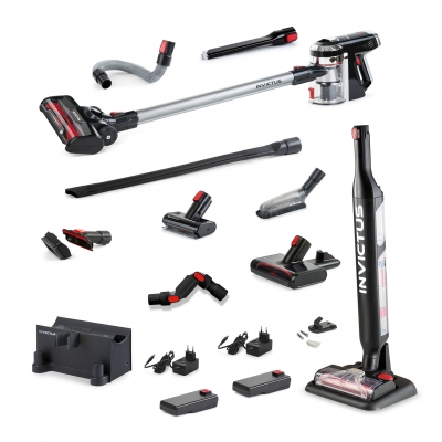 INVICTUS X9 Akkustaubsauger  | inkl. X Water 2.0 Nassreiniger-Aufsatz (Deluxe-Set 29-tlg.)