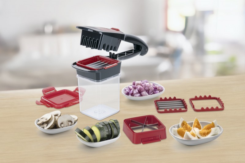 Nicer Dicer Quick XXL Schneidergebnisse