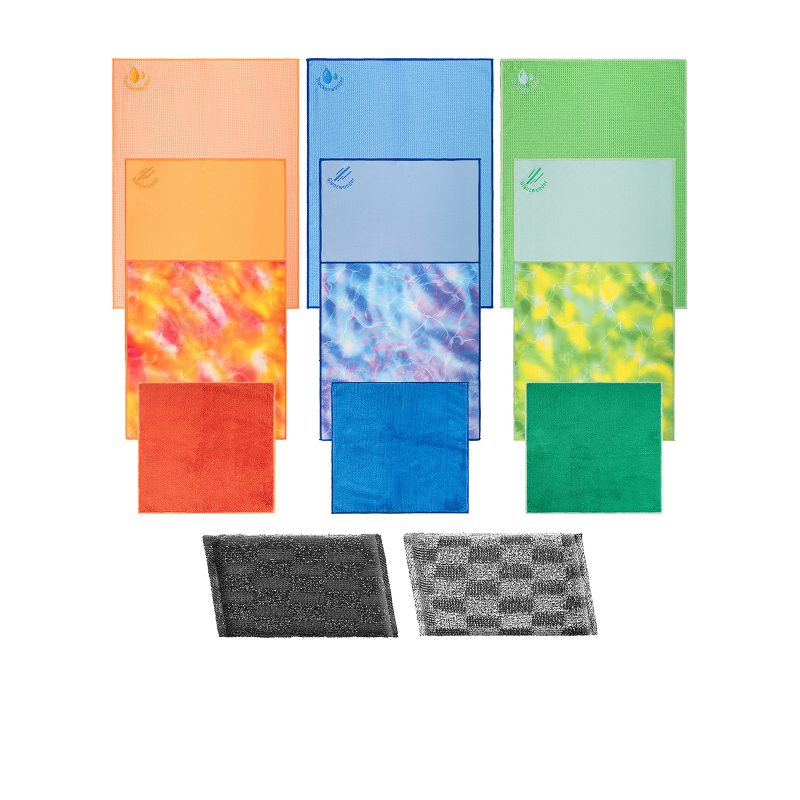 Genius CLIA Wunder Mikrofasertücher | Set 14-tlg. (inkl. Genius CLIA GENIE Schwämme)
