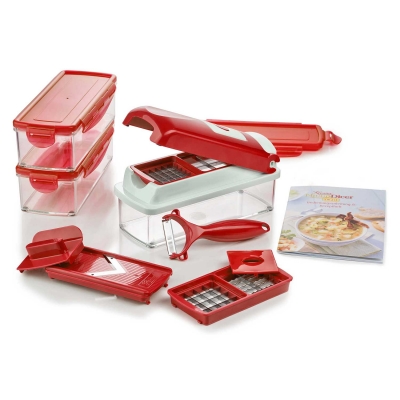 Nicer Dicer smart | Set 13-tlg. Rot