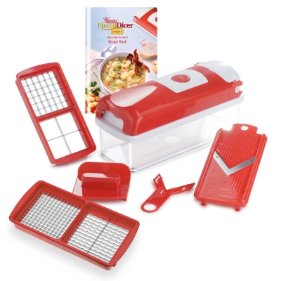 Nicer Dicer Smart Gemüseschneider Gemüsehobel | Set 6-tlg.