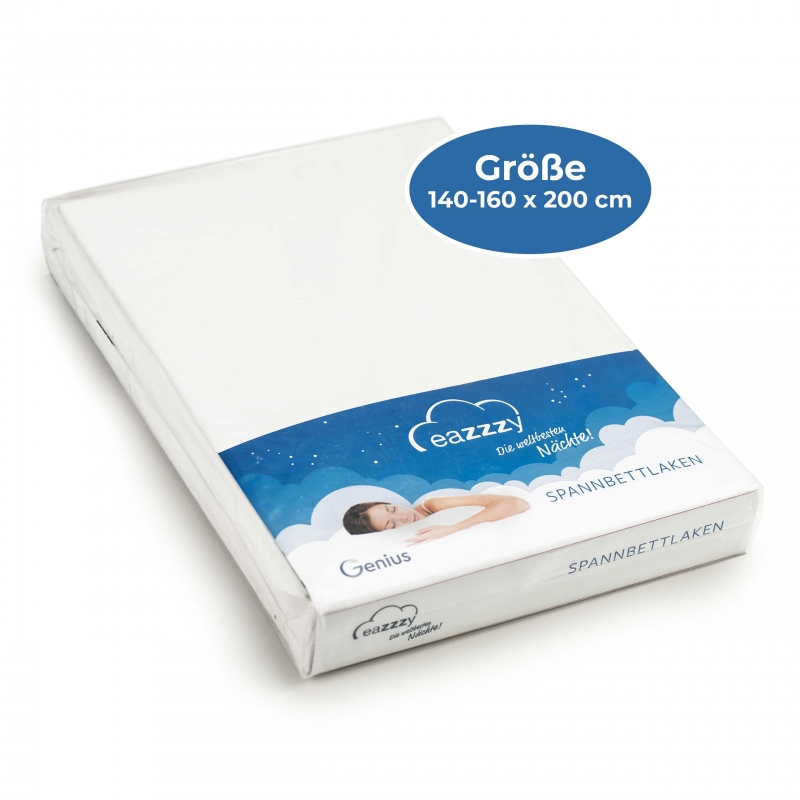 eazzzy Trend light Spannbettlaken | 140-160 x 200 x 35 cm