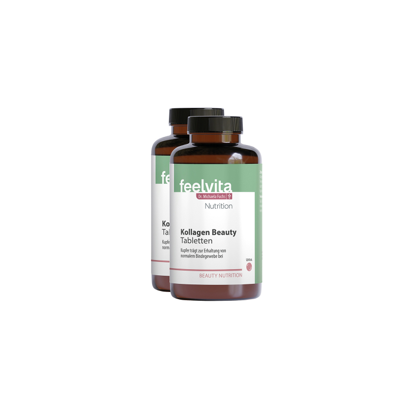 Feelvita Nutrition Kollagen Beauty Tabletten | 4-Monatsvorrat (240 Tabletten)