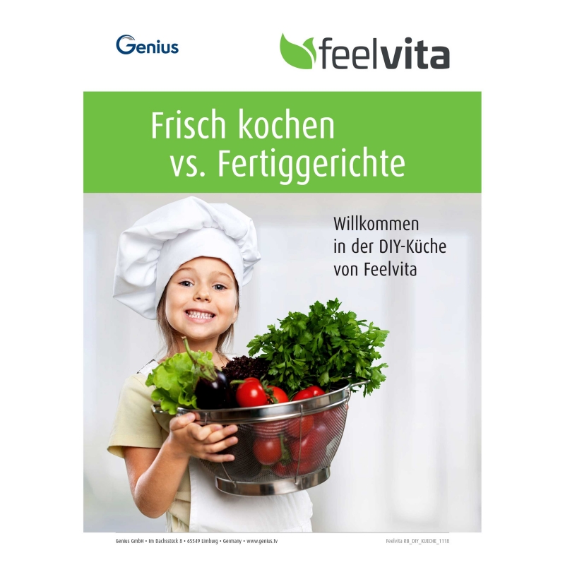 Frisch kochen vs. Fertiggerichte Rezeptheft | eBook