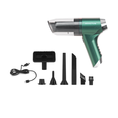 INVICTUS ONE QUICK Handstaubsauger und Luftpumpe | Set 13-tlg.