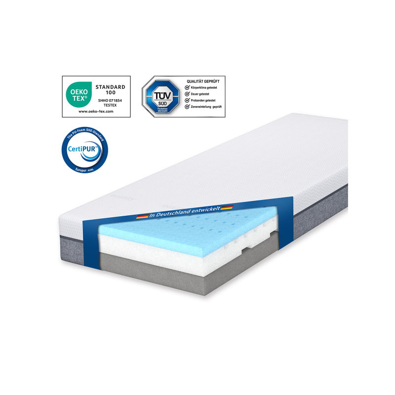 eazzzy Deluxe Matratze | 90 x 200 x 20 cm