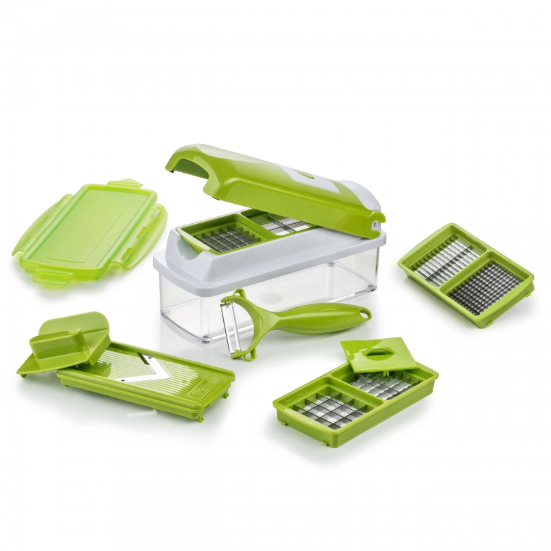Nicer Dicer Smart Gemüseschneider Gemüsehobel | Set 10-tlg.